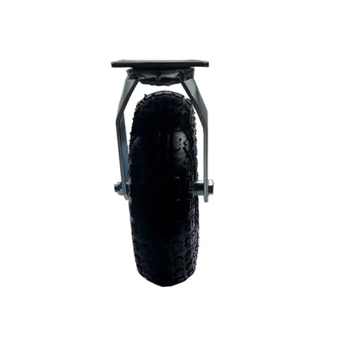 Roue à bagages 10 pouces gonflable active absorbant les chocs pour chariot - 3