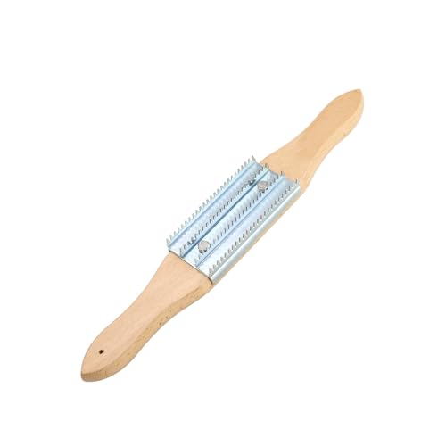 TIANMEIYI Buffing Wheel Rake with Wooden Handle, 1 Pack