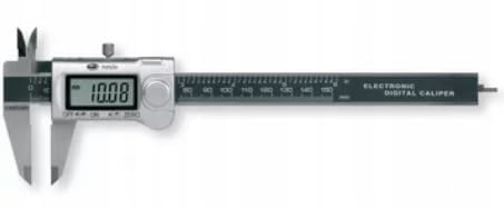 Berner Suwmiarka Elektroniczna DIN 862, 0-150mm, Dokładność 0.02mm, LCD, Nierdzewna