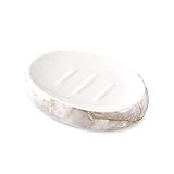 Conception : centre concave, le savon ne glisse pas facilement, le motif en marbre ne se décolore pas facilement.