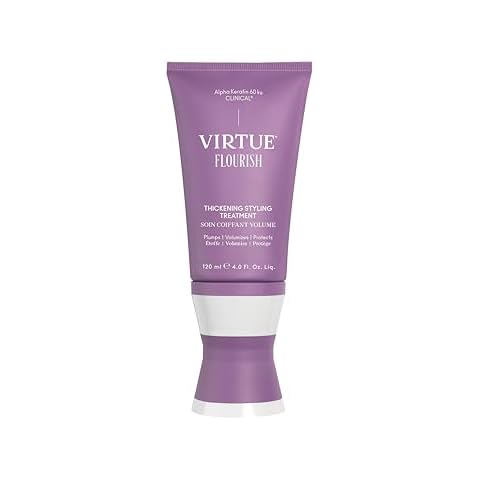 VIRTUE Flourish Hair Thickening Styling Treatment for Thinning or Fine Hair, Volumizes and Thickens Thin Hair, 4 Fl Oz Cover