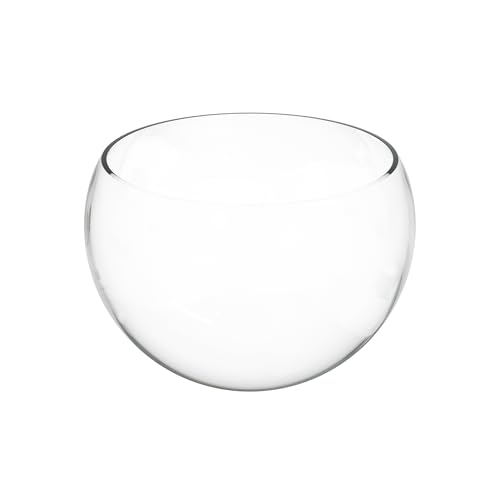 Image of 12 inch Clear Acrylic Lamp Post Globe, Custom Size Neckless Opening | Plastic Street Light Cover - Made in USA, UV Resistant - Outdoor Yard & Pathway Lighting Diffuser - Not Glass