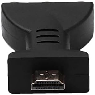 Rrunzfon HDMI to 3 RCA Adapter,Portable HDMI to AV Red White Yellow HDMI to AV Converter HD HDMI to AV Converter Video Audio Converter Adapter Super Fast Adapter Speed