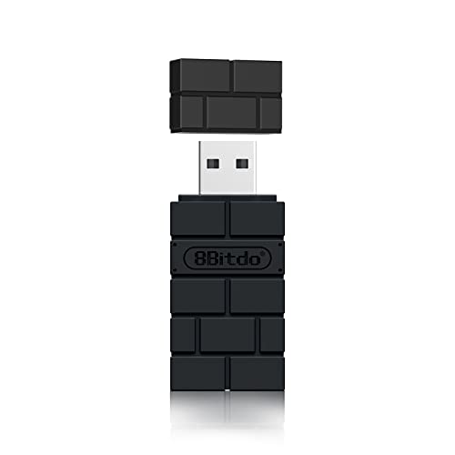 Wireless USB Bluetooth Adapter 2 for Switch/Switch OLED, Windows, Mac & Raspberry Pi, Compatible with Xbox Series X & S Controller, Xbox One Bluetooth Controller, Switch Pro and PS5/PS4 Controller