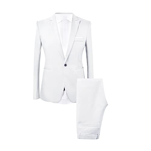 Men's Suit Slim Fit,3 Piece Suits for Men,One Button Solid formal Jacket Vest Pants Set With Tie Party Tuxedo Set