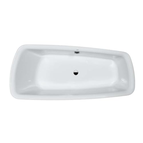 Laufen Badewanne Palomba Einbauversion mit Fußgestell 1800x800x455 weiß, Wannenrand 80 mm