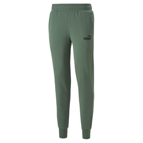PUMA Pantaloni da Uomo Ess Logo FL Cl (S) Pantaloni Lavorati a Maglia
