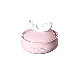 XYJ Cendrier de Forme d'antler Anti-frêne Charmant avec Couvercle Matériau de résine Portable antidérapante et Lavable à Eau Convient au Bureau de Bureau de Bureau et décoration de la Maison (Rose)