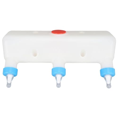 POPETPOP Garrafa Alimentadora De Leite Para Bezerro Com 3 Mamilos Ovelha Cordeiro Garrafa De Água Ba