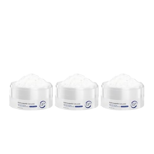 Polvo dental con hidroxiapatita y bicarbonato de sodio, blanqueamiento y cuidado de los dientes, hidroxiapatita en polvo para dientes blancos, 50 g (3)