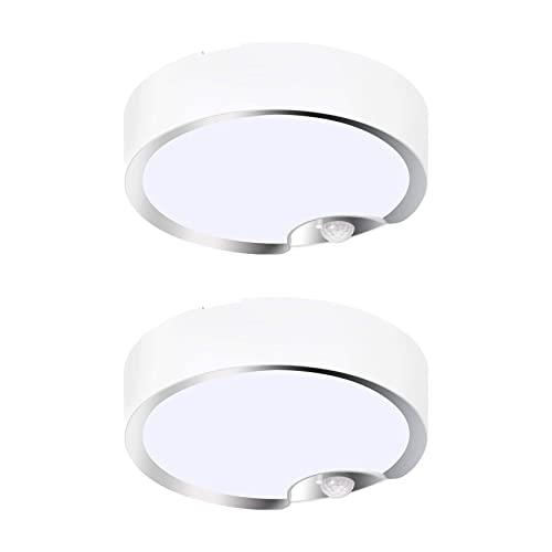 luxurious 2X Luces de Techo con Sensor de Movimiento Luces de Techo LED para Interiores/Exteriores con Pilas Cover