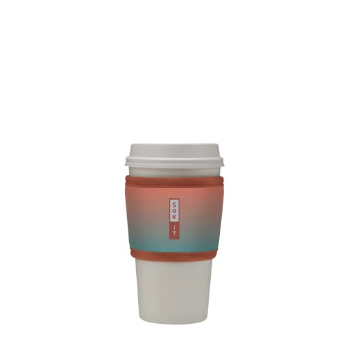 Sok It HotSok Coffee & Tea Reusable Insulated Neoprene Cup Sleeve (Desert Ombre)