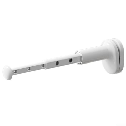 Percha de ropa con marco de ventana con diseño plegable y telescópico para tendedero portátil de interior, adecuado para baños, hoteles y dormitorios