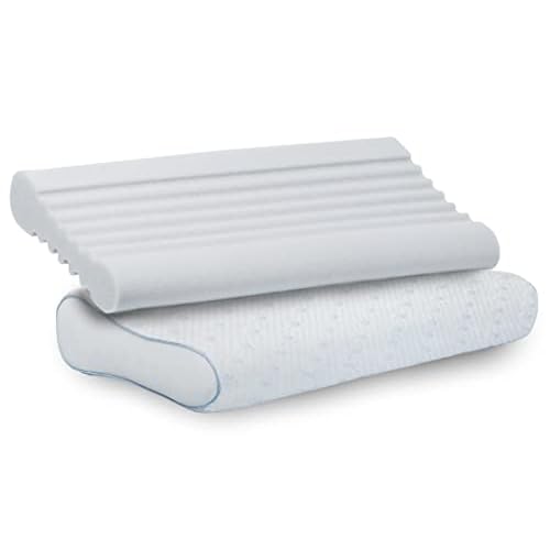 PARADIES Kopfkissen 80x80 cm - Softy Top Bio medium, mittelfestes Schlafkissen mit Reißverschluss, veganes Kissen 80x80 8 PARADIES Nacken-Kissen 40x80 cm - reVita Ergonomic - IGR Zertifiziert, ergonomisches Nackenstützkissen Höhe: 10 cm