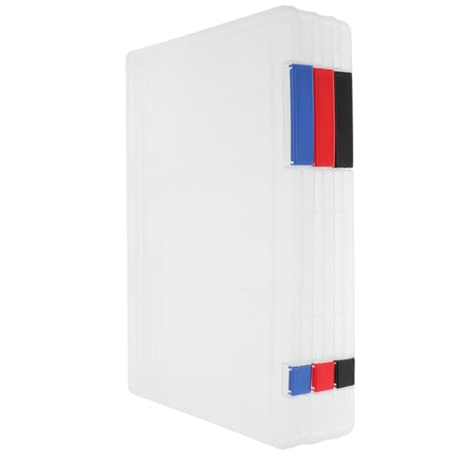 Archives transparentes avec fermoir lot de 3 porte-documents UKCOCO - 2