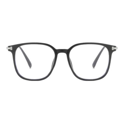 Image of Shiratori Square Blue Light Blocking Glasses for Women Men, Lightweight Frame Anti Eyestrain Computer Glasses