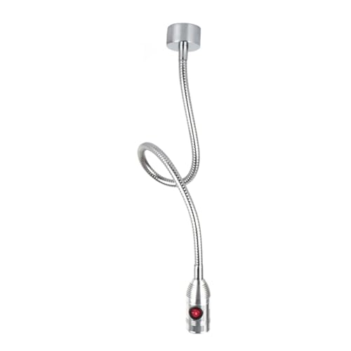 YushenFu LED Work Light Explosion-Proof Equipment Light with Switch, Waterproof Flexible Gooseneck Lamp 360° Adjustable, for Industrial Lighting(Size:1W110-220V,Color:Magnetic Base)