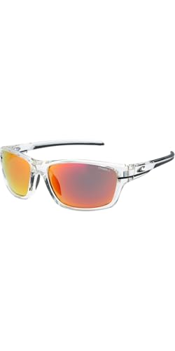 Image of O'NEILL ONS-9021 2.0 Men's Sunglasses 113P Gloss Clear Crystal/Red Mirror