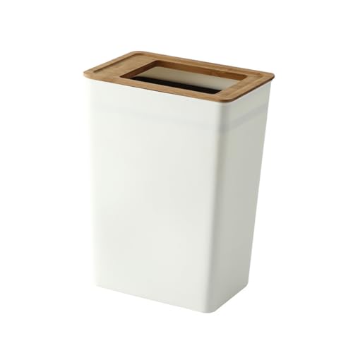 Poubelle avec couvercle pratique et anti odeur pour salle de bain