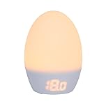 Tommee Tippee GroEgg2, Toddler Nightlight, LED Colour-Changing with Digital Room Temperature Display for Safer Sleep, Adjustable Brightness, Silicone Shell, USB Rechargeable