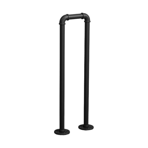 Barandilla de escalera interior, pasamanos de metal en forma de U con tratamiento de pintura para hornear para una mayor estabilidad y durabilidad