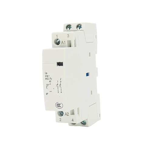 Contacteur de rail 2P 16A performant avec contacts 2NO pour piloter un chauffe-eau