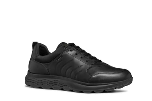 Geox U Spherica B baskets pour homme en textile noir respirant