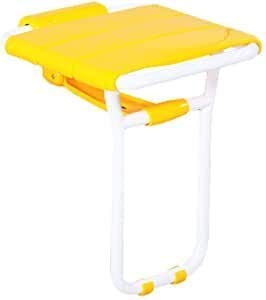 Tabouret de douche pliant mural CHEWYNP en alliage d'aluminium avec pieds robustes