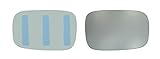 Qualitätsprodukt ASG Technik Außenspiegel Spiegelglas Ersatzglas kompatibel mit VW Karmann Typ 34 ab 1961-1969