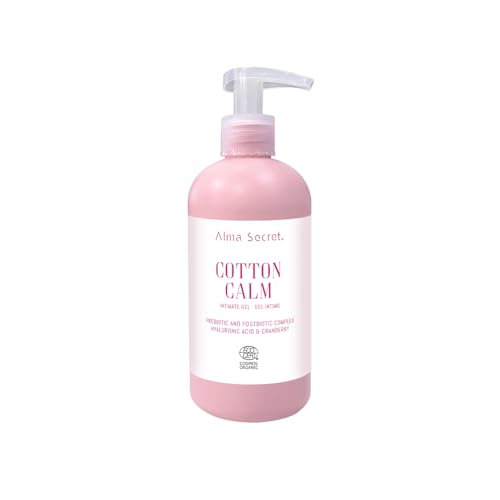 Gel Íntimo Mujer Alma Secret 300ml Con Prebióticos Ácido hialurónico y Arándano rojo – pH Equilibrado – Postparto Sequedad Candidiasis – Natural Vegano y Ginecológico ECOCERT COSMOS ORGANIC