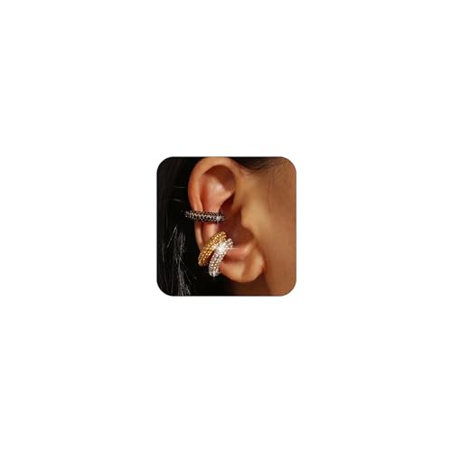Image of Ear Cuff Set Non Piercing Stackable Clip On Earrings