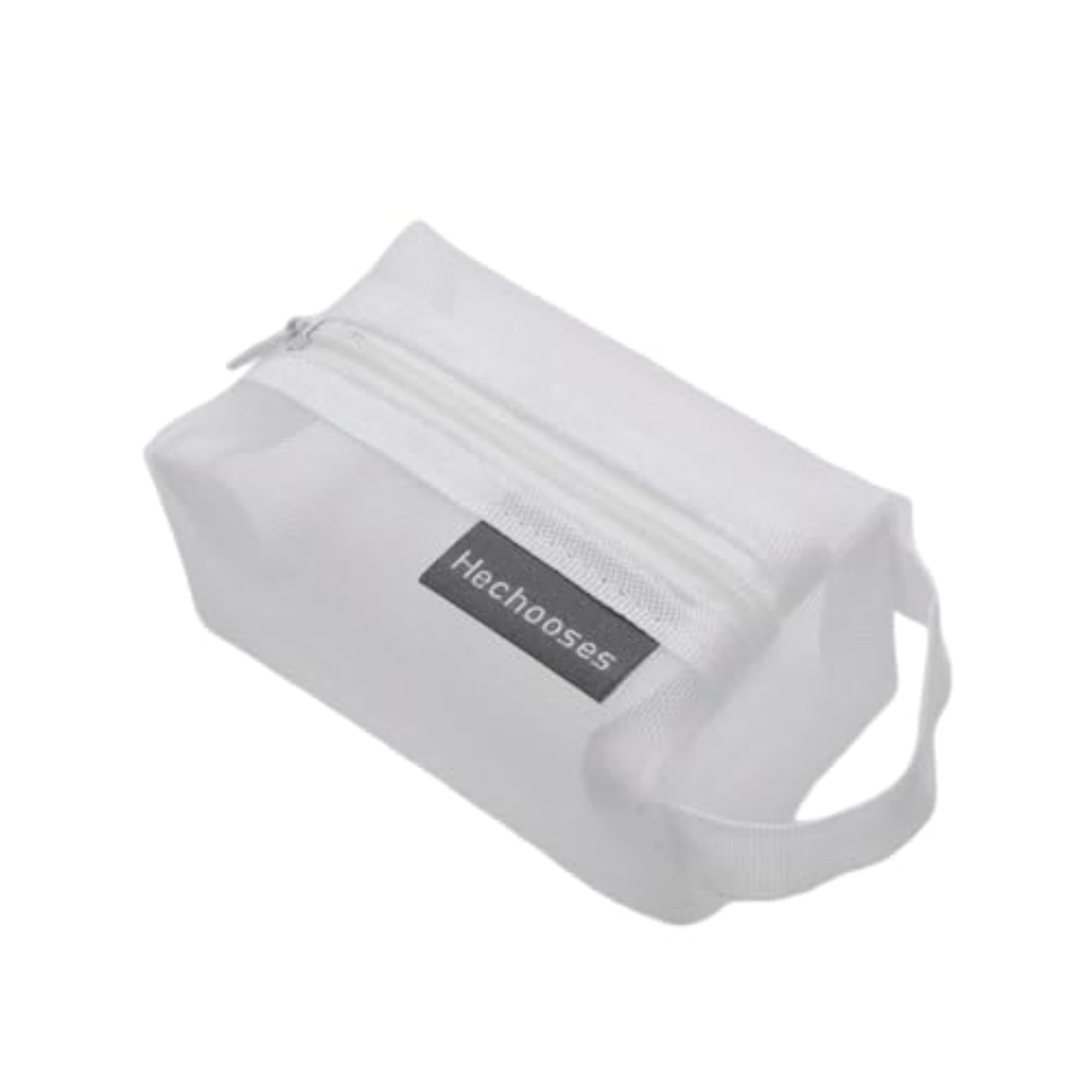 Portable Nylon Mesh Cosmetic Organizer Pouch with Zipper