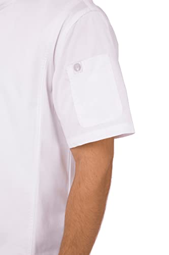 Chef Works Mens Springfield Coat Chefs Jackets, White, Large Us #TOP4