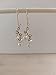 Handmade Lightweight Goldtone White Pearl Cluster Womens Drop Dangle Earrings Beads by Bettina