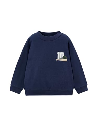 Mayoral Back Print Pullover for Boys Blue