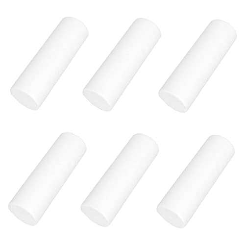 CIYODO 6Pcs DIY Cylinder Decor for Christmas Decorative Cylinder Ornaments for Home Decoration Craft Projects and Holiday Adornments