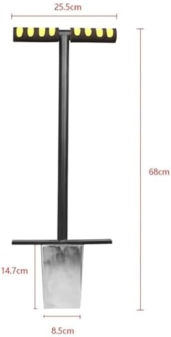 Golf Soil Sampler Probe, Stainless Steel Soil Sampler Probe, Golf Courses Farm Soil Sampling,with T-Shape Handle, for Lawn Plant