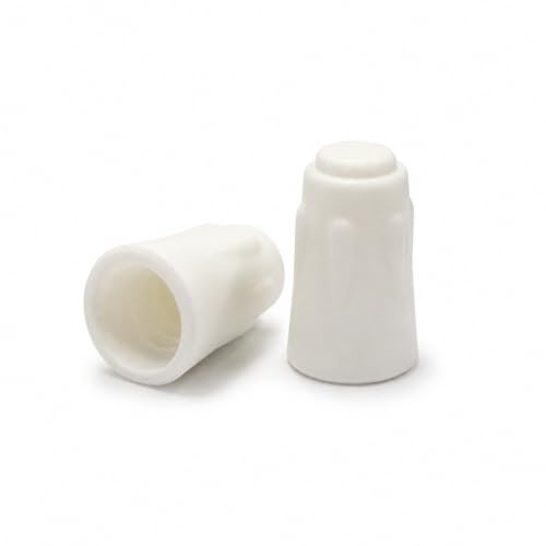 Image of Ceramic Wire Nuts 75PCS, Porcelain Wire Connectors 22-10 AWG, High Temp Wire Connectors, Heat Resistant Wire Caps for Oven Repair, Furnace, Heater & HVAC Applications