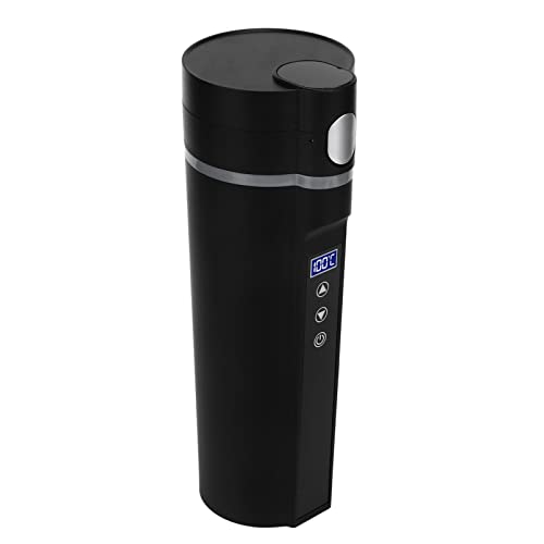 Taza eléctrica de viaje para auto 450ml control temperatura miniatura 6