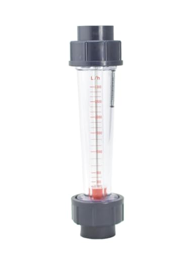 NURII Plastic Tube Type Series Rotameter Flow Meter, LZS-50(1.6-16 m3PH)