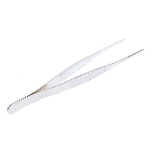 Inzopo Stainless Steel Tweezers Splitter Tweezers for Detailed Laboratory Work Length 160 mm