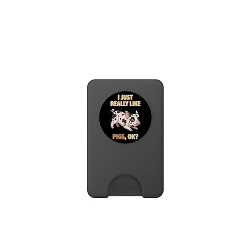 PopSockets PopWallet Pietrain Pig para evitar caídas y olvidar la cartera 2