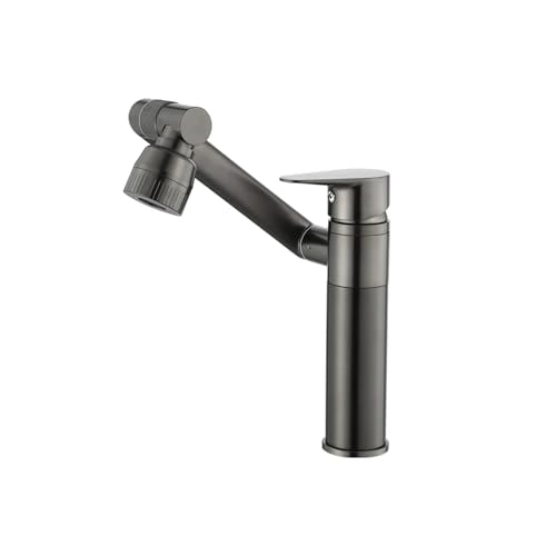 Robinet de salle de bain pivotant : mitigeur multifonction eau chaude et froide pour lavabo