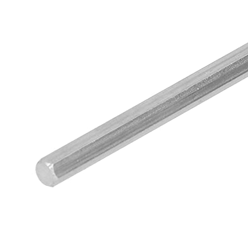 10Pcs Stainless Steel Hex Rod,Diameter 5mm Length Hex Solid Rod,Hex Solid Rod,for Lathe Equipment and Engineering Equipment(4102-0005-0090)