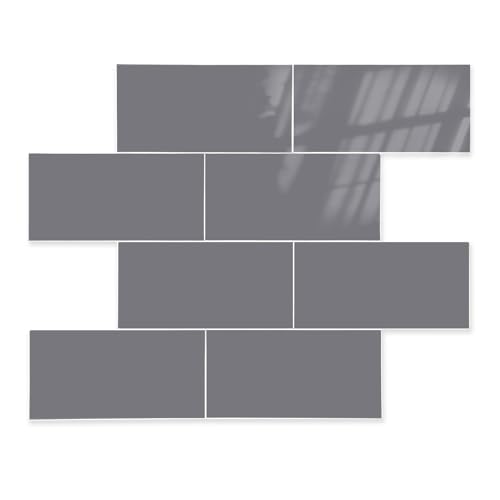 OYASIMI Effortless Elegance 10 Sheet Peel and Stick Backsplash, Self