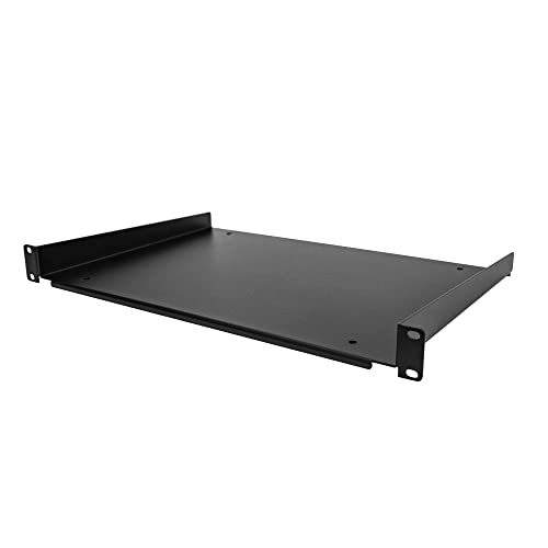 Plateau rackable universel 1U supportant 25kg pour composant informatique non rackable