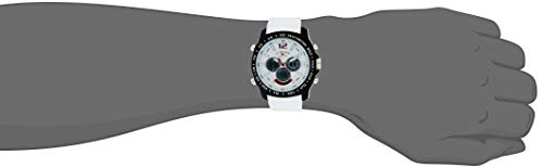 Accutime U.S. Polo Assn. Sport Men's Quartz Metal and Rubber Casual Watch, Color:White (Model: US9556) - Image 5