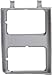 QP G0715-a Chevy C10 C-10 K10 K-10 Silver Passenger Headlight Door Grille