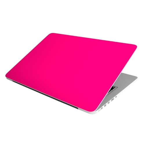 Image of Laptop Skin Stickers HD Quality Sticker for Laptops Upto 15.6 inch (Dustproof|Waterproof|Scratchproof|Reusable) - BE HOT PINK1 (2095)