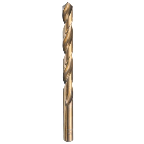 uxcell 3/8 M35 Cobalt Twist Drill Bits High-Speed Steel Jobber Drill Bit for Stainless Steel Hardened Metal Cast Iron Aluminum Copper Soft Alloy Steel Wood Plastic